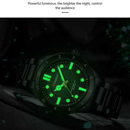 Men's Watches, Stainless Steel Strap Watch for Men Male Waterproof Quartz Business wristwatches