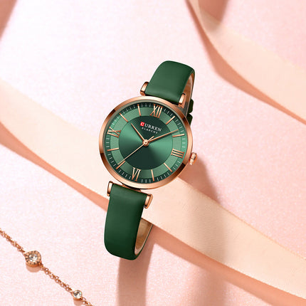 Women's Fashion Watches Leather Strap Quartz Waterproof  Watch for Women-M3