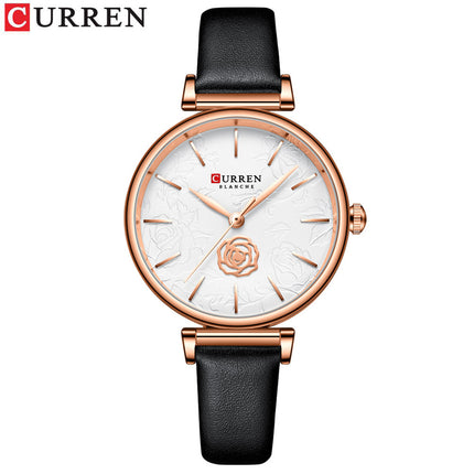 Women's Fashion Watches Leather Strap Quartz Waterproof  Watch for Women-M4