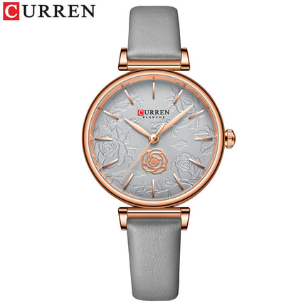 Women's Fashion Watches Leather Strap Quartz Waterproof  Watch for Women-M4