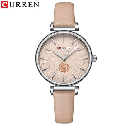 Women's Fashion Watches Leather Strap Quartz Waterproof  Watch for Women-M4