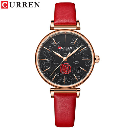 Women's Fashion Watches Leather Strap Quartz Waterproof  Watch for Women-M4