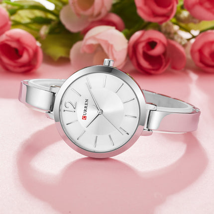 Women's Fashion Watches Stainless Steel Strap Quartz Waterproof  Watch for Women-M6