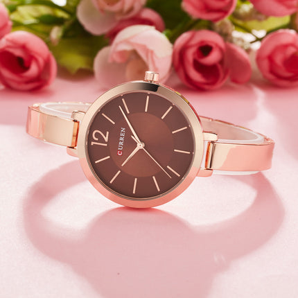 Women's Fashion Watches Stainless Steel Strap Quartz Waterproof  Watch for Women-M6