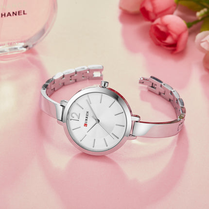 Women's Fashion Watches Stainless Steel Strap Quartz Waterproof  Watch for Women-M6