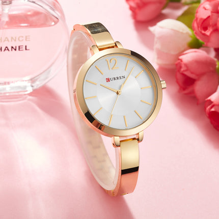 Women's Fashion Watches Stainless Steel Strap Quartz Waterproof  Watch for Women-M6