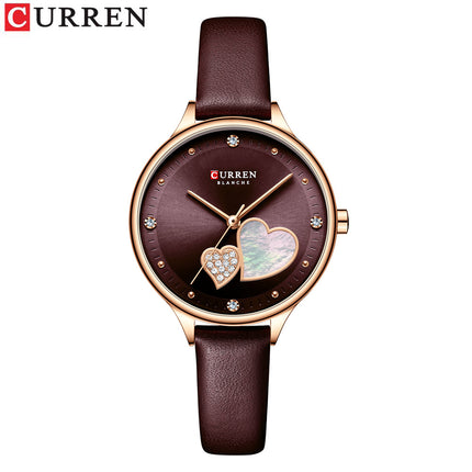 Women's Fashion Watches Leather Strap Quartz Waterproof  Watch for Women-A1