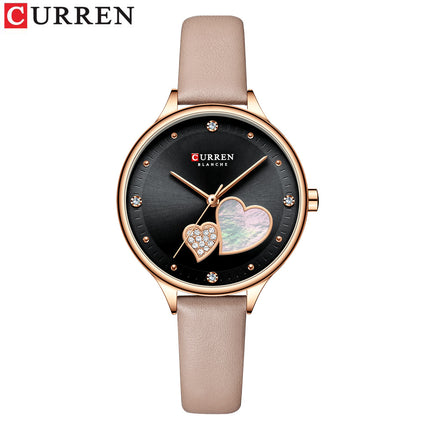 Women's Fashion Watches Leather Strap Quartz Waterproof  Watch for Women-A1