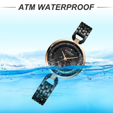 Women's Fashion Watches Stainless Steel Strap Quartz Waterproof  Watch for Women-A4