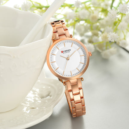 Women's Fashion Watches Stainless Steel Strap Quartz Waterproof  Watch for Women-A5