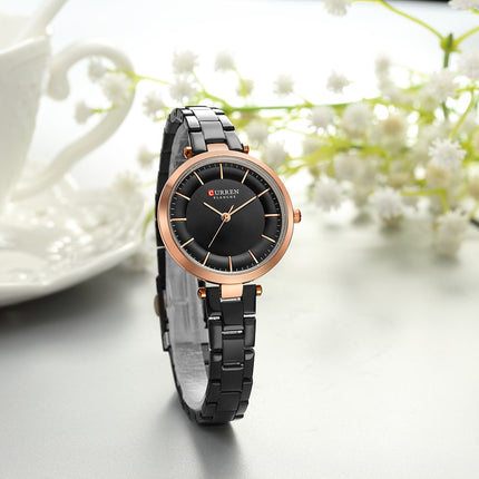 Women's Fashion Watches Stainless Steel Strap Quartz Waterproof  Watch for Women-A5