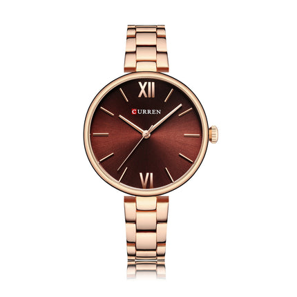 Women's Fashion Watches Stainless Steel Strap Quartz Waterproof  Watch for Women-A6