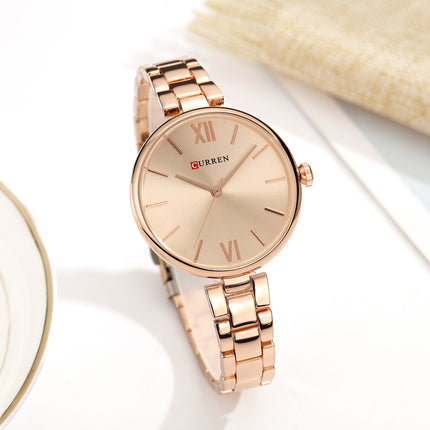 Women's Fashion Watches Stainless Steel Strap Quartz Waterproof  Watch for Women-A6