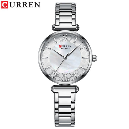 Women's Fashion Watches Stainless Steel Strap Quartz Waterproof  Watch for Women-A7