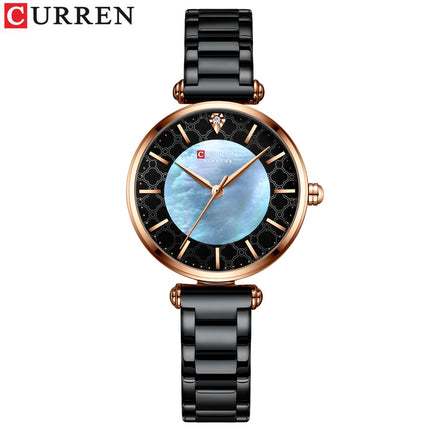 Women's Fashion Watches Stainless Steel Strap Quartz Waterproof  Watch for Women-A7