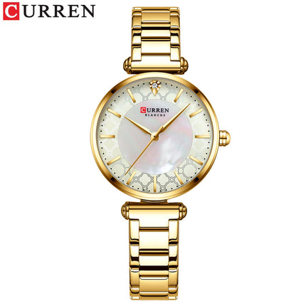 Women's Fashion Watches Stainless Steel Strap Quartz Waterproof  Watch for Women-A7