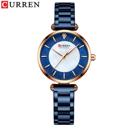 Women's Fashion Watches Stainless Steel Strap Quartz Waterproof  Watch for Women-A7