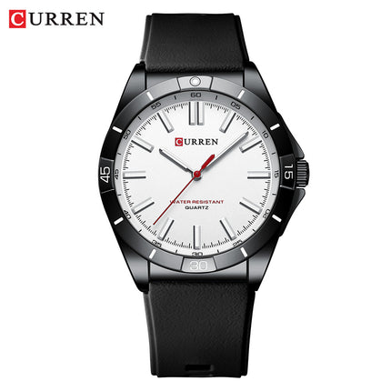 Men's Watches, Silicone Strap Watch for Men Male Waterproof Quartz Fashion wristwatches