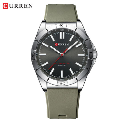 Men's Watches, Silicone Strap Watch for Men Male Waterproof Quartz Fashion wristwatches