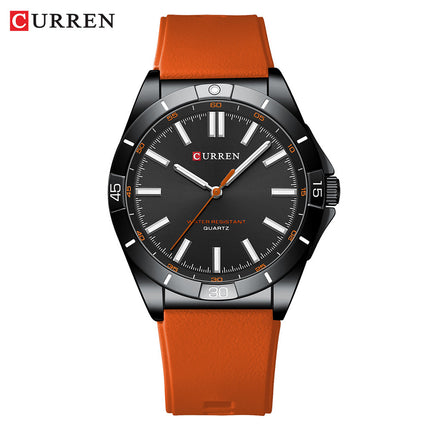 Men's Watches, Silicone Strap Watch for Men Male Waterproof Quartz Fashion wristwatches