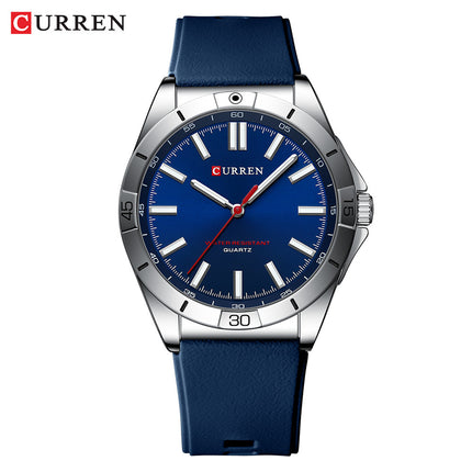 Men's Watches, Silicone Strap Watch for Men Male Waterproof Quartz Fashion wristwatches