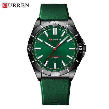 Men's Watches, Silicone Strap Watch for Men Male Waterproof Quartz Fashion wristwatches