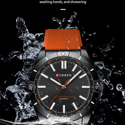 Men's Watches, Silicone Strap Watch for Men Male Waterproof Quartz Fashion wristwatches