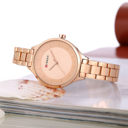 Women's Fashion Watches Stainless Steel Strap Quartz Waterproof  Watch for Women-B2