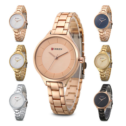 Women's Fashion Watches Stainless Steel Strap Quartz Waterproof  Watch for Women-B2