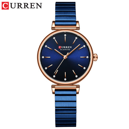 Women's Fashion Watches Stainless Steel Strap Quartz Waterproof  Watch for Women-E3