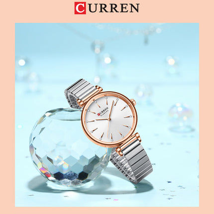 Women's Fashion Watches Stainless Steel Strap Quartz Waterproof  Watch for Women-E3