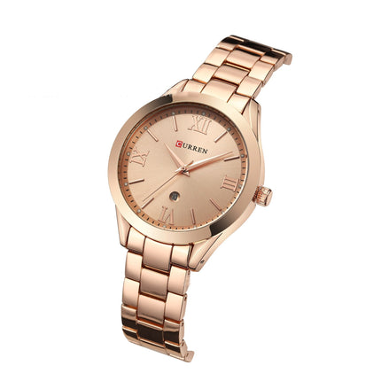 Women's Watches Fashion Watches Simple Analog Quartz Watch Female Waterproof Business Calendar Wristwatch