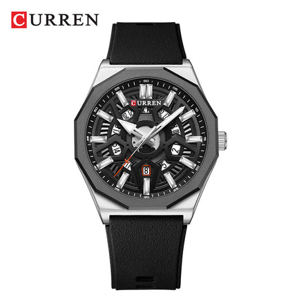 Men 's Watches Fashion Men's Quartz Waterproof Silicone Watches Business Casual Sport Design Wrist Watch for Men