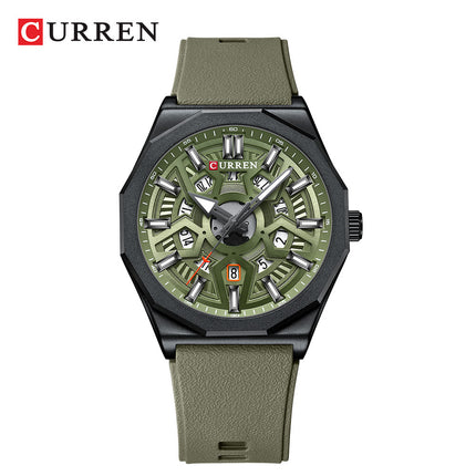 Men 's Watches Fashion Men's Quartz Waterproof Silicone Watches Business Casual Sport Design Wrist Watch for Men