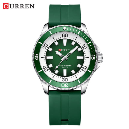 Men Watches Quartz Watch Waterproof Calendar Casual Business Wrist Watch Silica Gel Band Classic Men's Watches