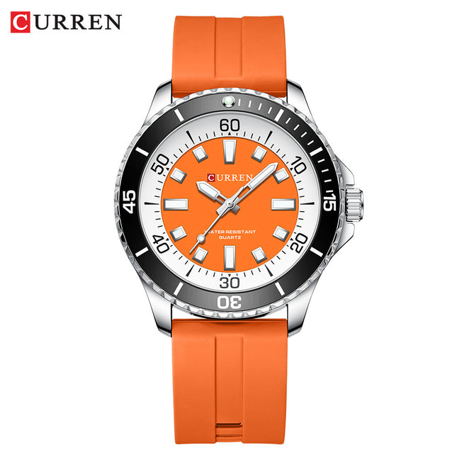 Men Watches Quartz Watch Waterproof Calendar Casual Business Wrist Watch Silica Gel Band Classic Men's Watches