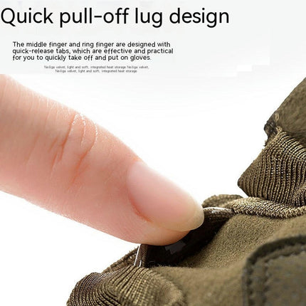 Kids Tactical Gloves Half Finger Bicycle Gloves Anti-skid Wearable Gloves Boys and Girls Training Military Gloves