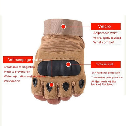 Men's Rubber Guard Protective Touch Screen Tactical Gloves for Airsoft Hunting Cycling Motorbike