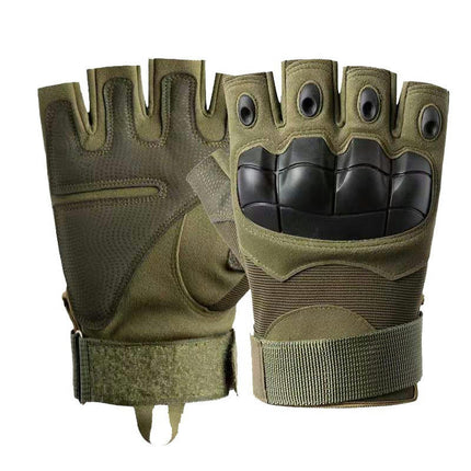 Mens Tactical Gloves Flexible Rubber Knuckle Guard Hunting Hiking Airsoft Motorcycle Cycling Outdoor Gloves