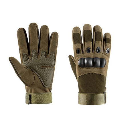 Men's Hard Finger Tactical Shooting Gloves with Touch Screen Fingers - For Outdoor Work Shooting Hand Gear