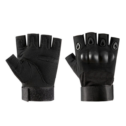 Men's Hard Finger Tactical Shooting Gloves with Touch Screen Fingers - For Outdoor Work Shooting Hand Gear