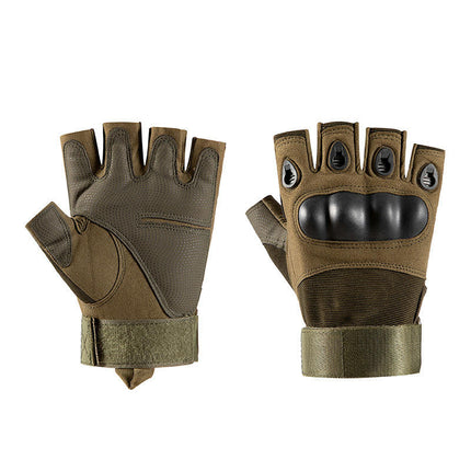 Men's Hard Finger Tactical Shooting Gloves with Touch Screen Fingers - For Outdoor Work Shooting Hand Gear