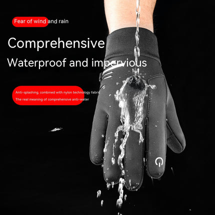 Winter Warm Gloves-Waterproof Touch Screen Gloves for Running, Riding, Cycling and Other Outdoor Sports