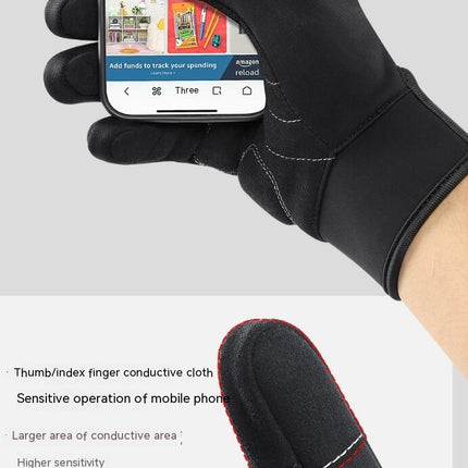 Waterproof Winter Gloves Men, Windproof Snow Ski Gloves, Breathable Warm Thermal Gloves for Women