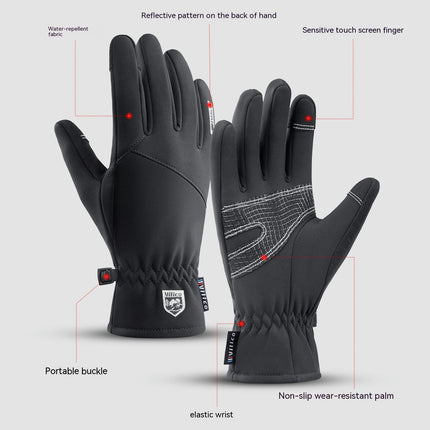 Winter Gloves Women Men,Touch Screen Warm Gloves Ski Gloves Windproof Thermal Snow Gloves