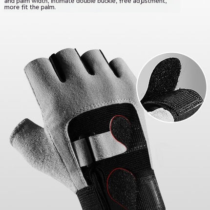 Men's/Women's Cycling Gloves Non-slip Breathable Shock Absorbing Gloves Half Finger Gel Pad Gloves