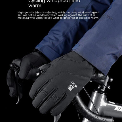 Ski Snow Gloves for Men Women Waterproof Insulated, Winter Touchscreen Snowboard Gloves for Cold Weather Skiing