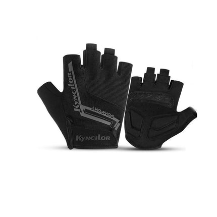 Half Finger Gloves Sports Fitness Men and Women Breathable Anti-slip Short Finger Cycling Gloves