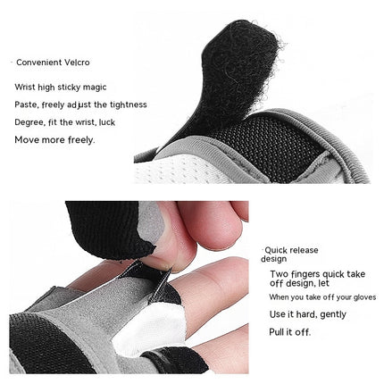 Cycling Gloves for Men and Women - Breathable Non-Slip Cycling Gloves - Suitable for Fitness Training and Outdoor Sports