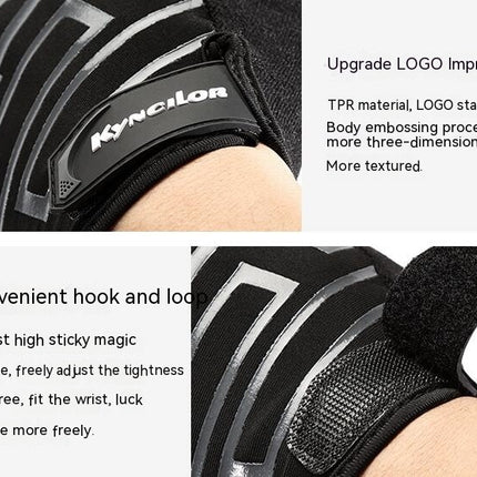 Unisex Sports Gloves - Breathable Non-slip Fitness Gloves - Bicycle Riding Half Finger Gloves